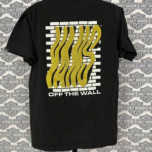 Y2K Vans Off The Wall Logo T-Shirt - Adult Medium